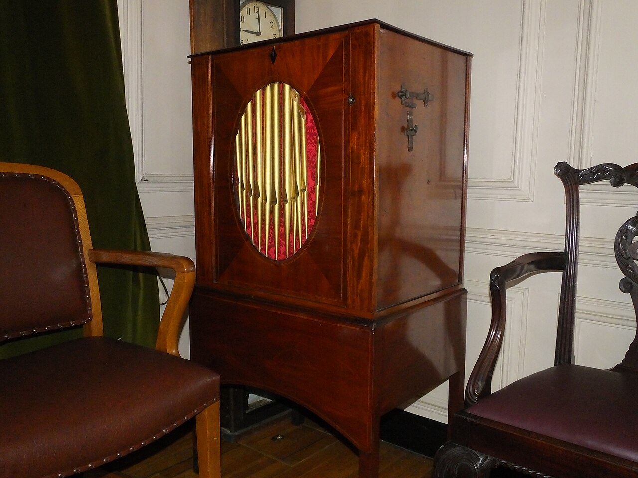 Figure 3 — Flight & Robson domestic (chamber) barrel organ, London, c. 1815–1820, with three barrels of light dance and opera tunes
