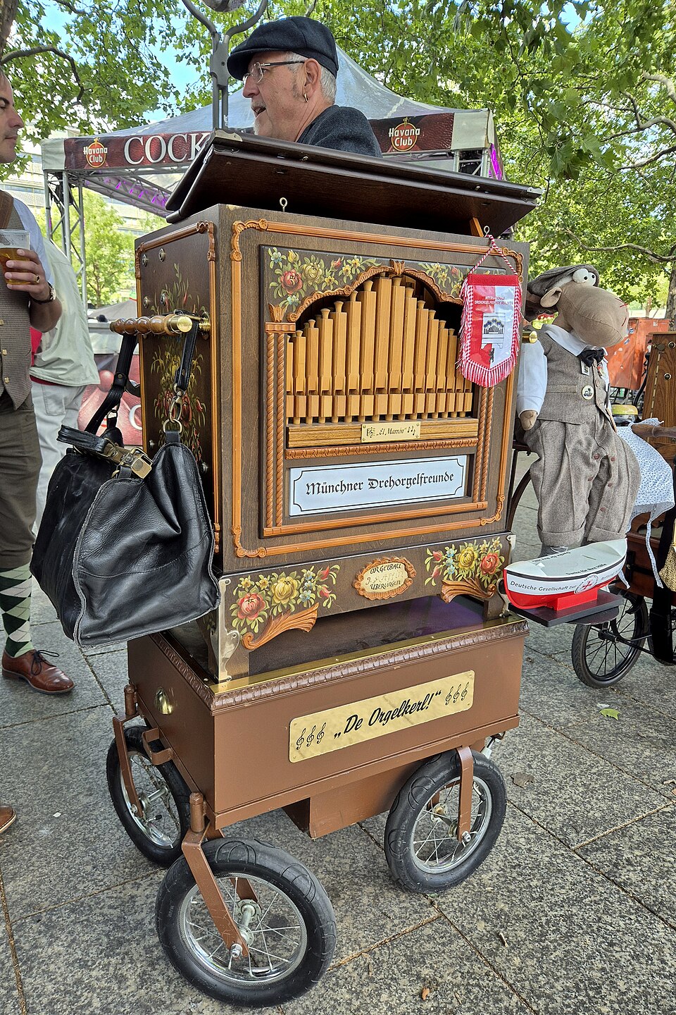 Figure 3 — A modern Raffin paper-roll busker organ — the living end of the lineage and the class this Crank-Organs program builds